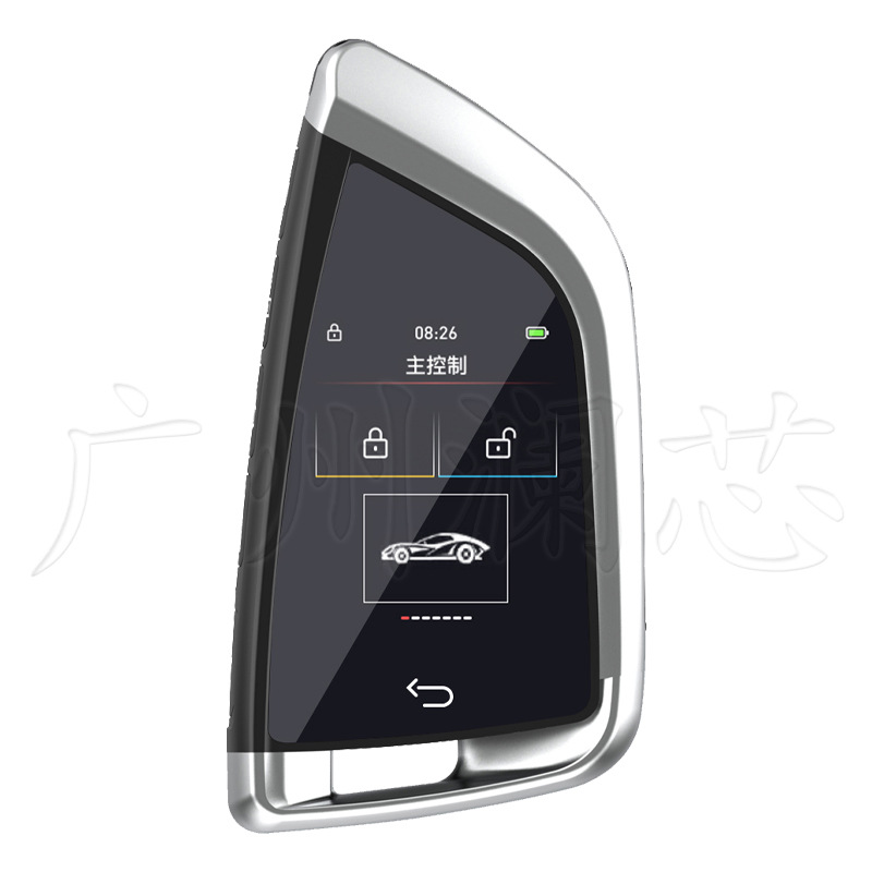 Cross-Border Cf568 Blade Lcd Key Suitable for One-Button Start Car Smart Modification Keyless Entry