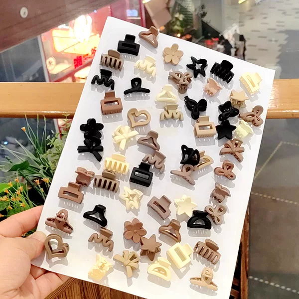 Cross-border popular small hair clip, small claw clip, women's hair accessory, fringe clip, black hairpin for the forehead