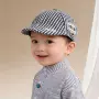 宝宝遮阳男童条纹帽子