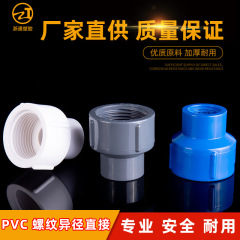 メーカー卸売り英標pvc全ねじ内糸内歯大継手変径直接異径給水管部品