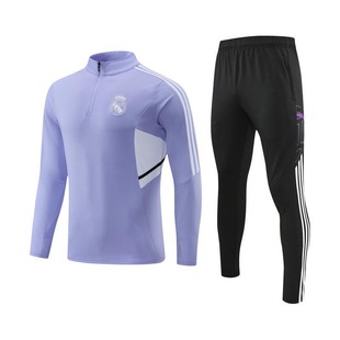 Long Sleeve Autumn and Winter Coat Football Clothes suit Men's Adult Long Sleeve Football Half Pullover Zipper Sportswear Training Clothes