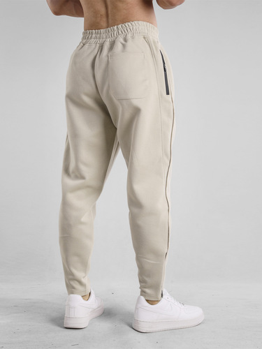 Spring and Autumn Cotton Long Trousers for Men - New Slim Fit Ankle Zipper Tied Pants for Casual Youth Fashion, Versatile for Sports and Outdoors