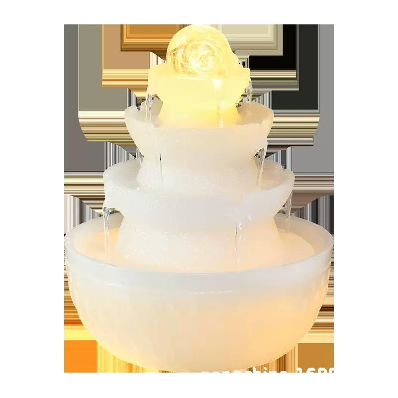 八方来财风水轮流水喷泉摆件循环水办公桌装饰客厅桌面风水球-3