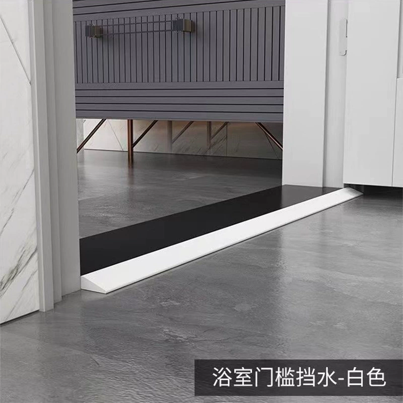Ступень порога Выделите Ванная комната Водоудерживающая планка Входная пороговая планка Раковина Водонепроницаемая Гибкая планка порога наклона
