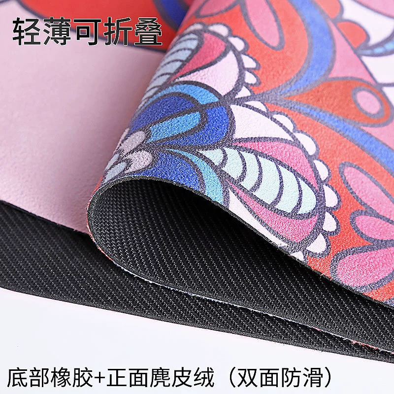 Home foldable non-slip yoga mat for gym, wholesale