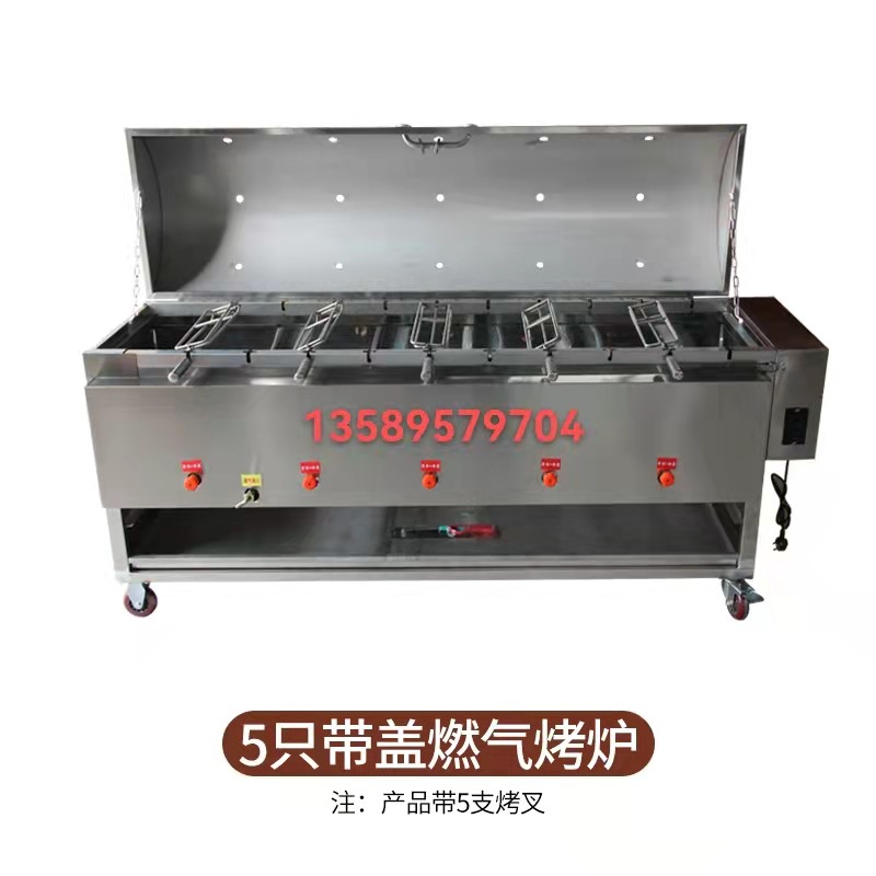 커버가있는 5 가지 가스 모델