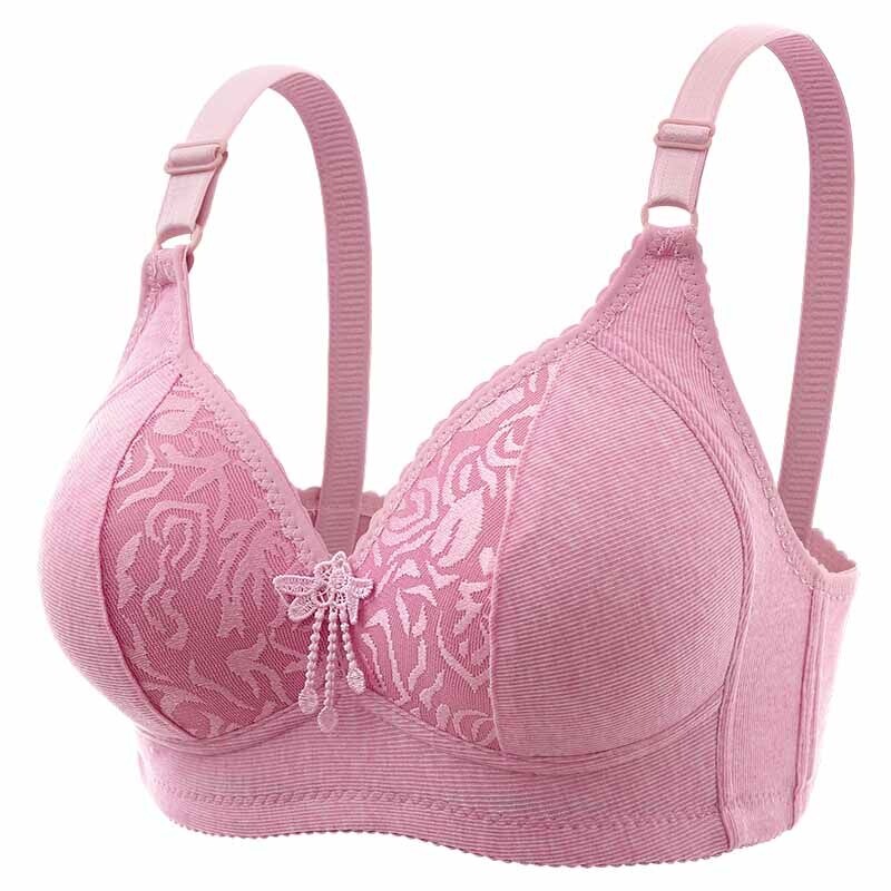 New Thin Style Women's Bra, Non-Magnetic, Breathable, Anti-Sagging, Side Breast Support, No Underwire, Suitable for Middle-Aged and Plus-Size Women New Thin Style Women's Bra, Non-Magnetic, Breathable, Anti-Sagging, Side Breast Support, No Underwire, Suitable for Middle-Aged and Plus-Size Women