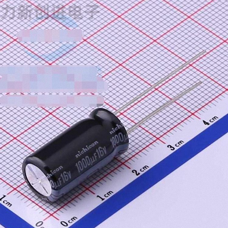 UHE1C102MPD描述1000uF 16V电解电容器