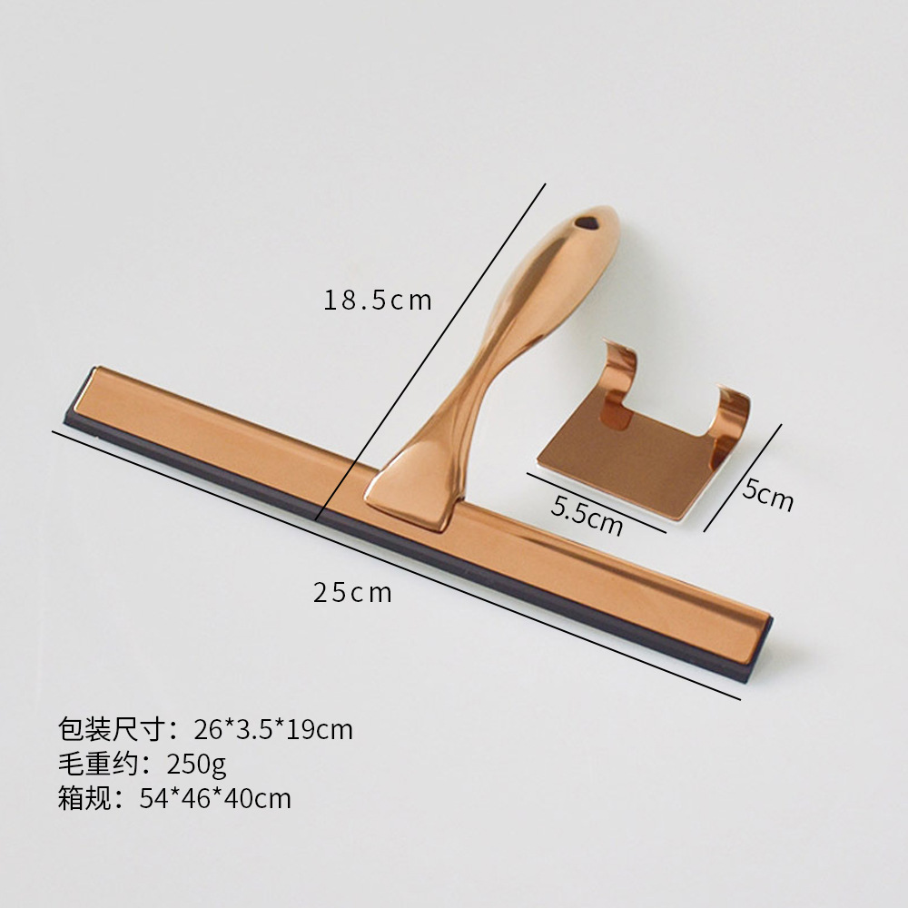 Al por mayor limpiador de vidrio traje de baño azulejo piso de limpieza raspador de baño de acero inoxidable limpiador de vidrio