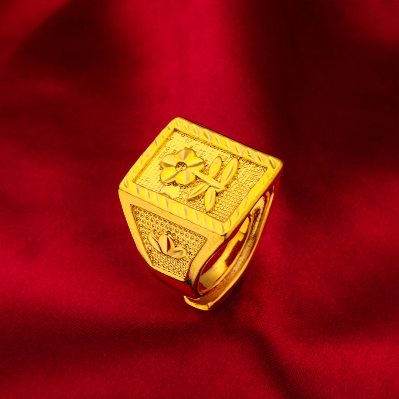 Bijoux unisexes Bague en or tendance Bijoux ouverture bague OK_voghion.com