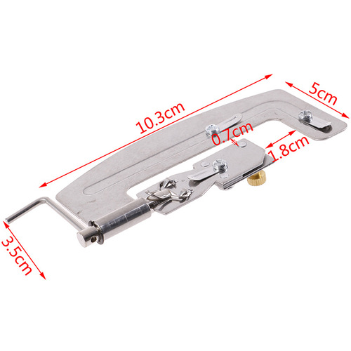 Outdoor fishing quick hook tying stainless steel semi-automatic hook tying device manual fish hook tying hook tying device