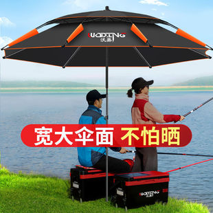 Fishing Umbrella Outdoor Portable Fishing Umbrella New Strong and Durable Umbrella 70% off Sunscreen Thickened Parasol Factory Wholesale