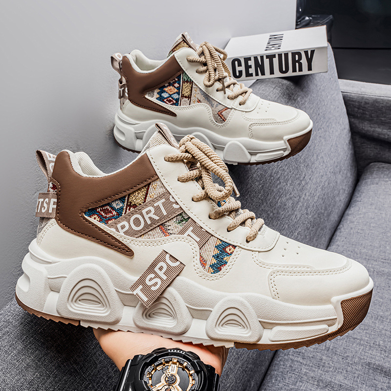 2026 primavera nueva alta transpiración universal zapatos casuales para hombres juveniles correr zapatos deportivos antideslizantes de suela gruesa