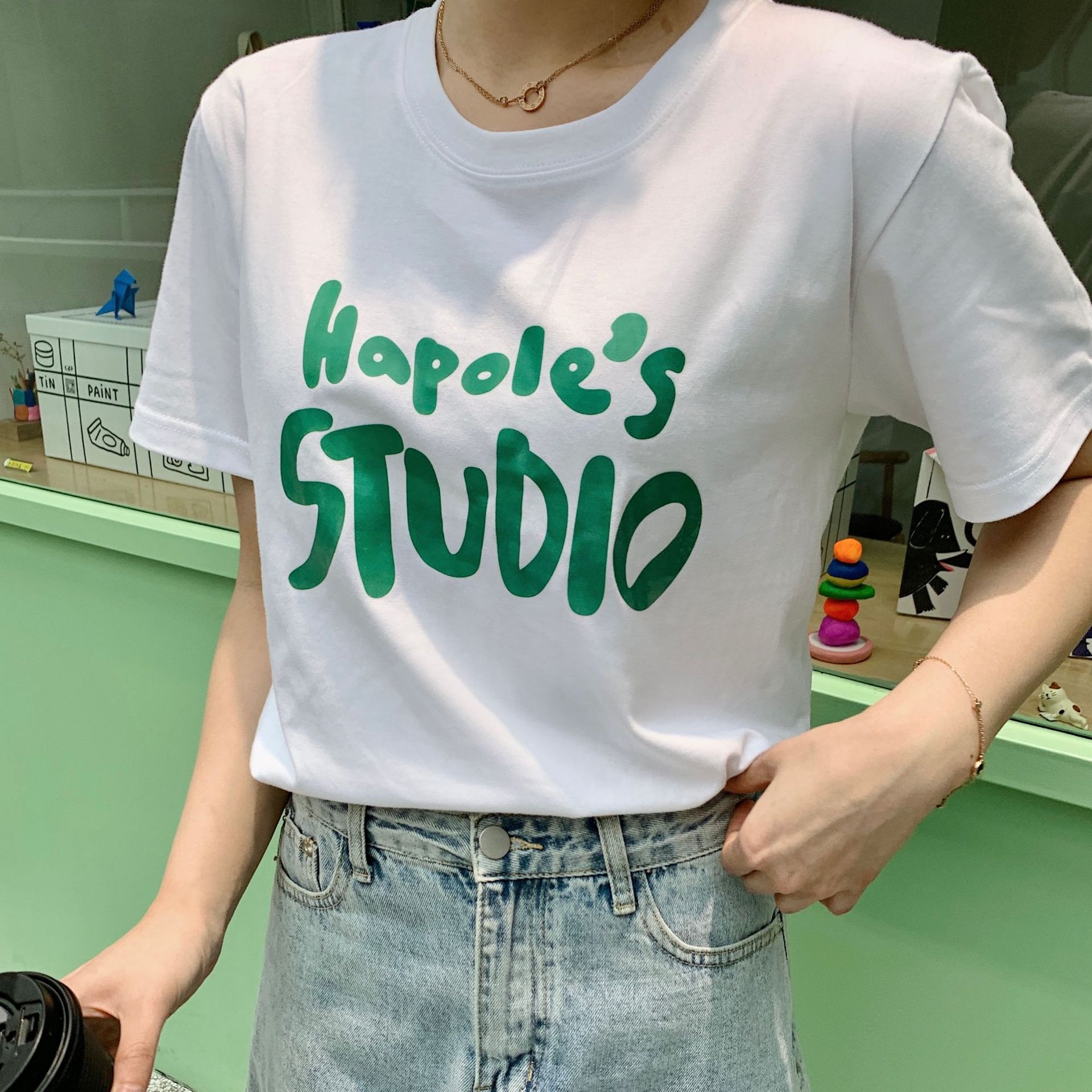 Summer short sleeve T-shirt