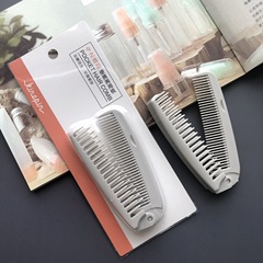 Jinzhipin kinepin wheat straw hair comb hair comb wholesale straight hair folding comb J0838 hair tool