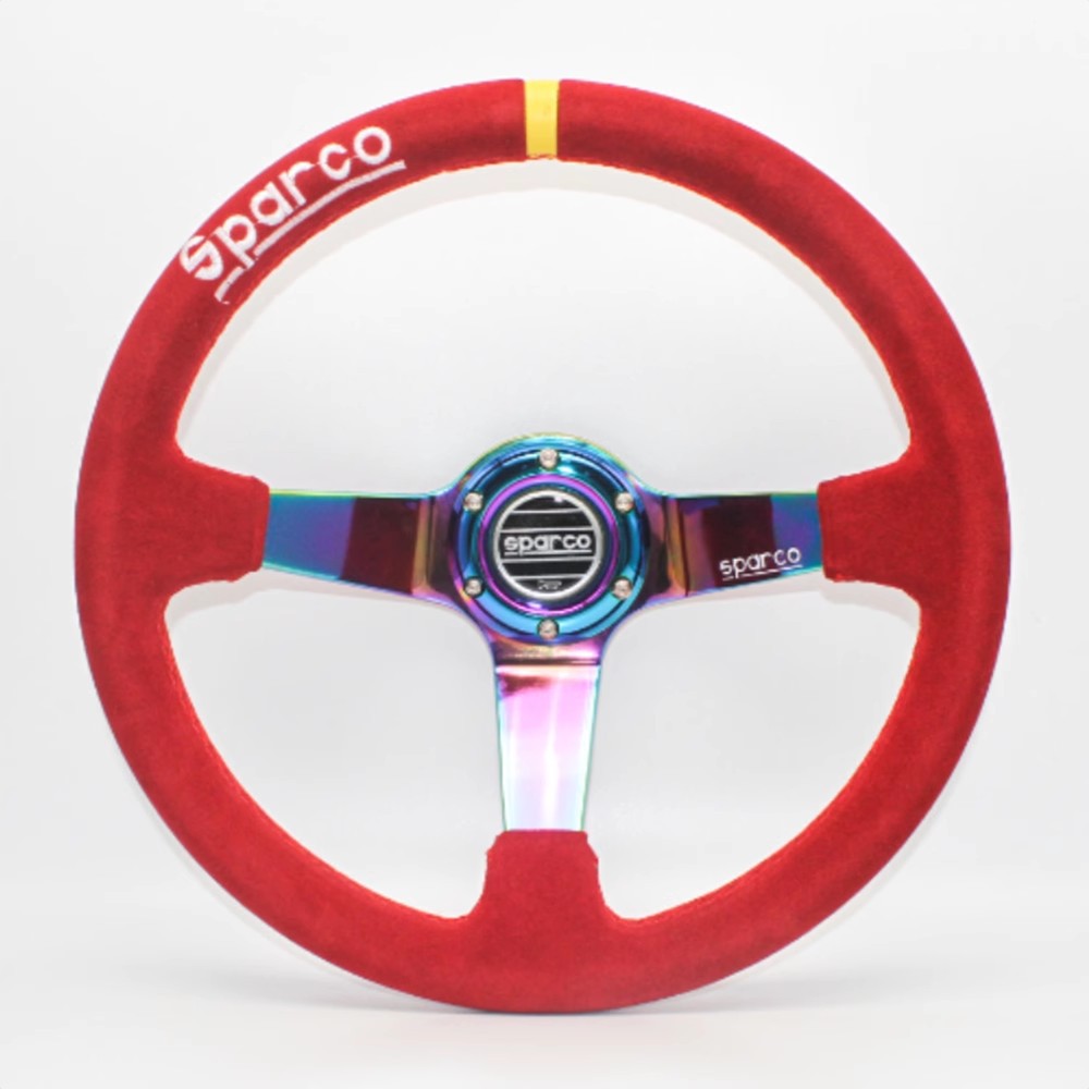 14 inch Sparco Universal Racing Deep Dish Steering Wheel