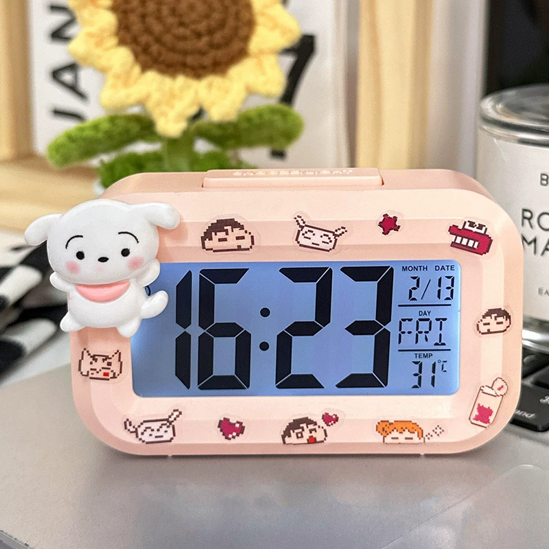 Beaver LED Alarm Clock, Luminous Multifunction Desktop Clock, Timer & Silent Mode