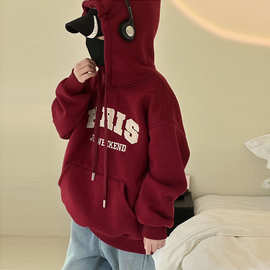 童卫衣春秋款2025新款早秋儿童装男孩春季连帽上衣大童衣服酷帅