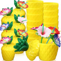 Amazon Bestselling Hawaiian Tiki Theme Tiki Cup Personalized Coconut Cup Creative Pineapple Cups