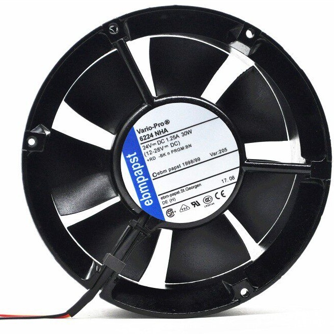 全新高宝KBA162A-4车底风扇 3线带调速印刷机收纸风扇24V 6224NHA