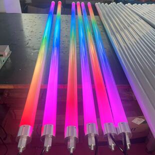 Project 360-degree luminous pixel D40 rainbow tube 24V circular auto show bar lifting magic hard light bar