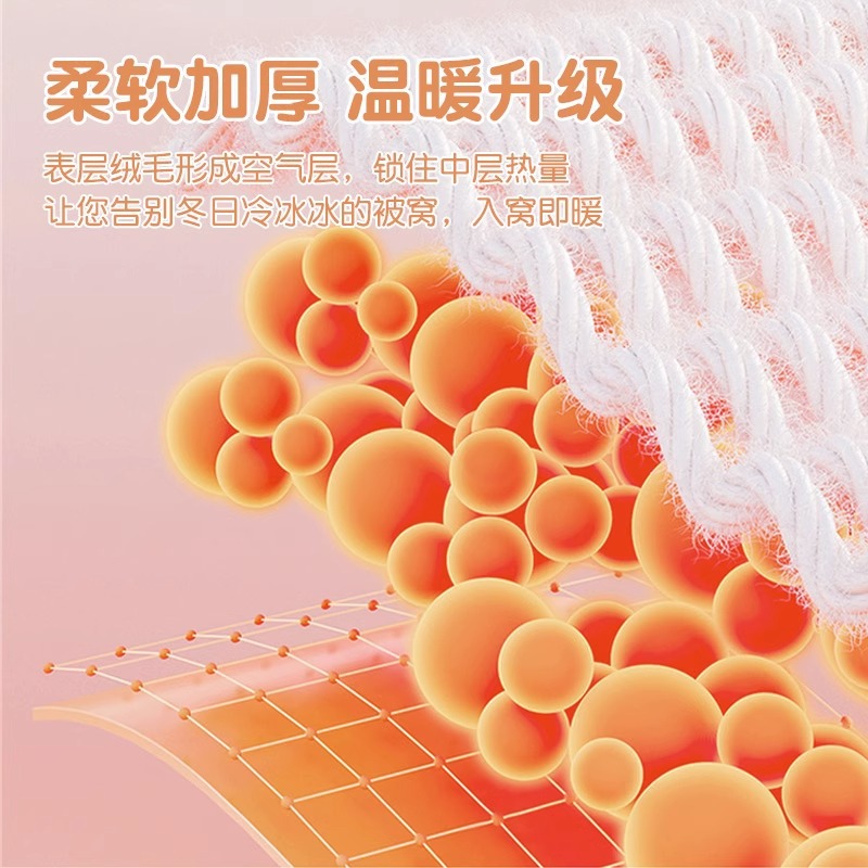 Funda de edredón de terciopelo de leche de invierno engrosada de una sola pieza más terciopelo de terciopelo de coral Funda de edredón de felpa de doble cara Invierno cálido