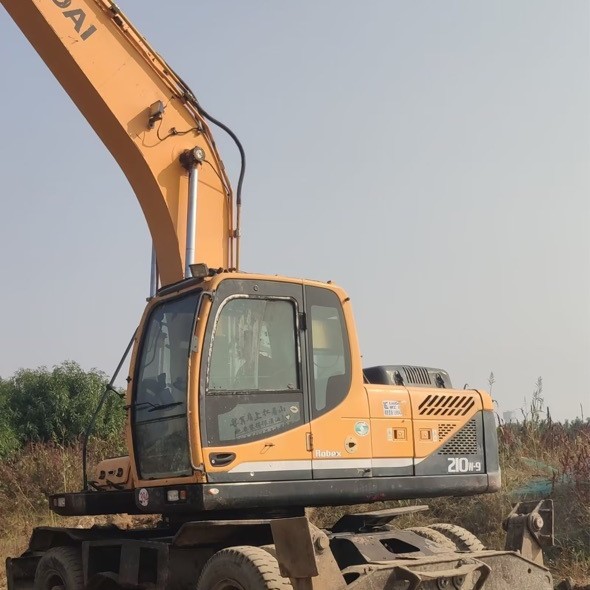 Vehículo de movimiento de tierras usado Hyundai 210 - 9 Excavadora barato con vídeo e imágenes