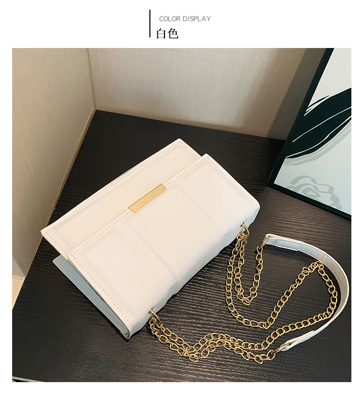 Cross-border commuting small square bag, retro chain single-shoulder bag, Korean version crossbody bag, new autumn/winter 2024 collection, women's bag undefined