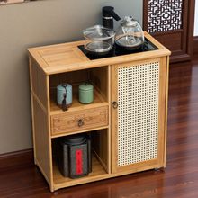 当天发移动茶桌家用茶台茶车烧水壶一体茶水柜客厅茶盘带轮茶边几