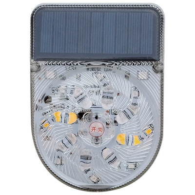 Car and Truck Anti-Rear-End Collision Solar Warning Strobe Light, No Wiring Required, Motorcycle Flashing Led Decorative Light, Super Bright (Other lights) - solar-charging-photosensitive-shock-sensitive