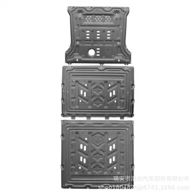 Underbody protection plate/engine baffle – Protection Plate, Original Car - aluminum-magnesium-alloy-dark-gold-xiaopeng-mona-m03