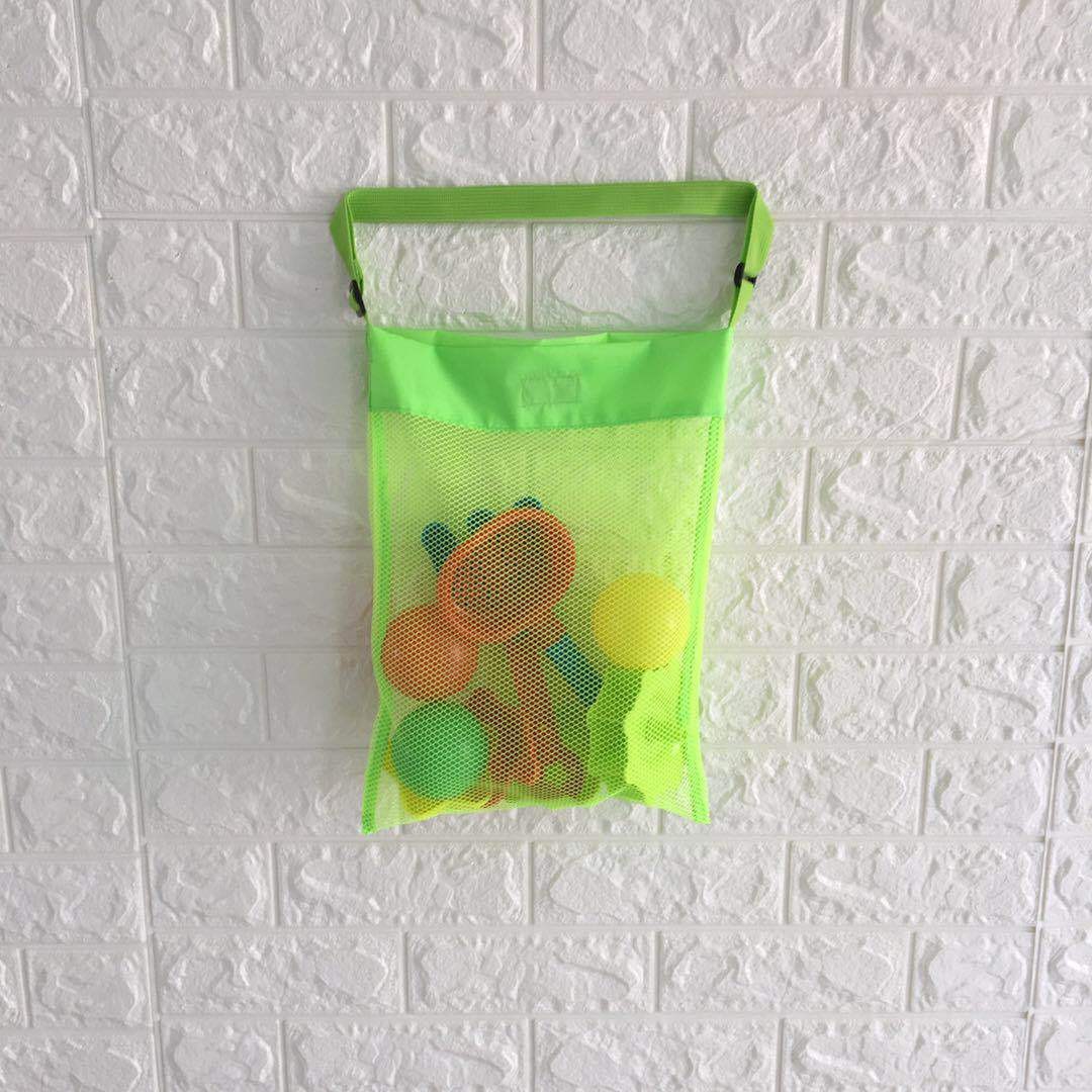 Bolsa de almacenamiento plegable para niños, bolsa de aseo de malla multicapa, bolsa de playa grande, bolsa de almacenamiento portátil para juguetes, disponible en stock