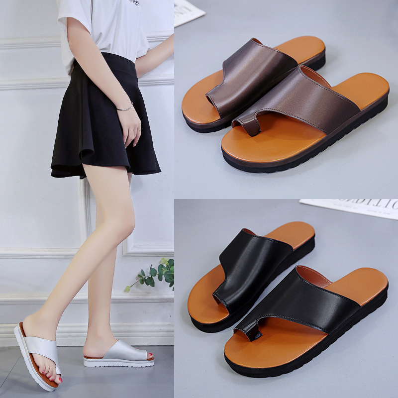 2021 Summer new thick-soled flip-flops, European and American large-sized low-toe leopard print women's slippers, size 43 for export wholesale undefined
