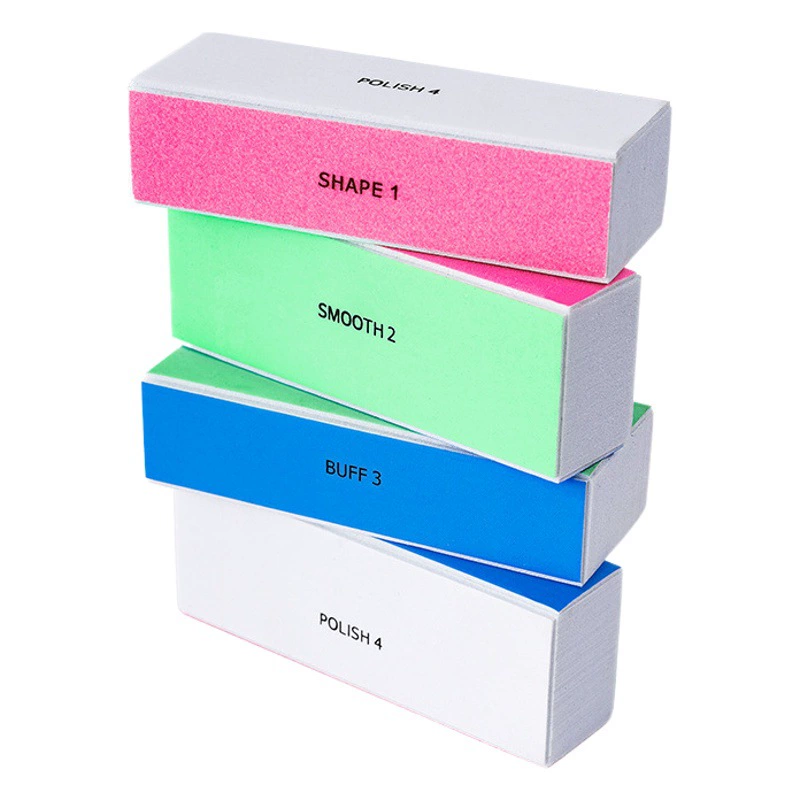 Четырехсторонний полировальный блок Артефакт для ногтей Пилочка для полировки блока красоты Тофу блок матовая пилочка для ногтей оптом
