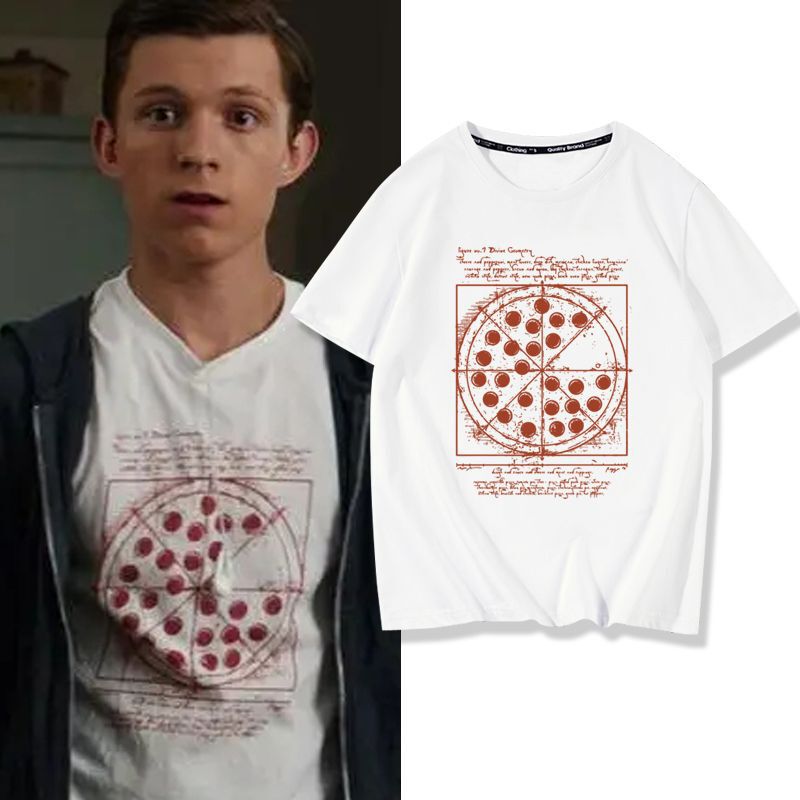 Spider-Man 3 Peter Parker Surrounding Tom Holland Brother's Same Short-sleeved T-shirt Clothes Half-sleeved T-shirt