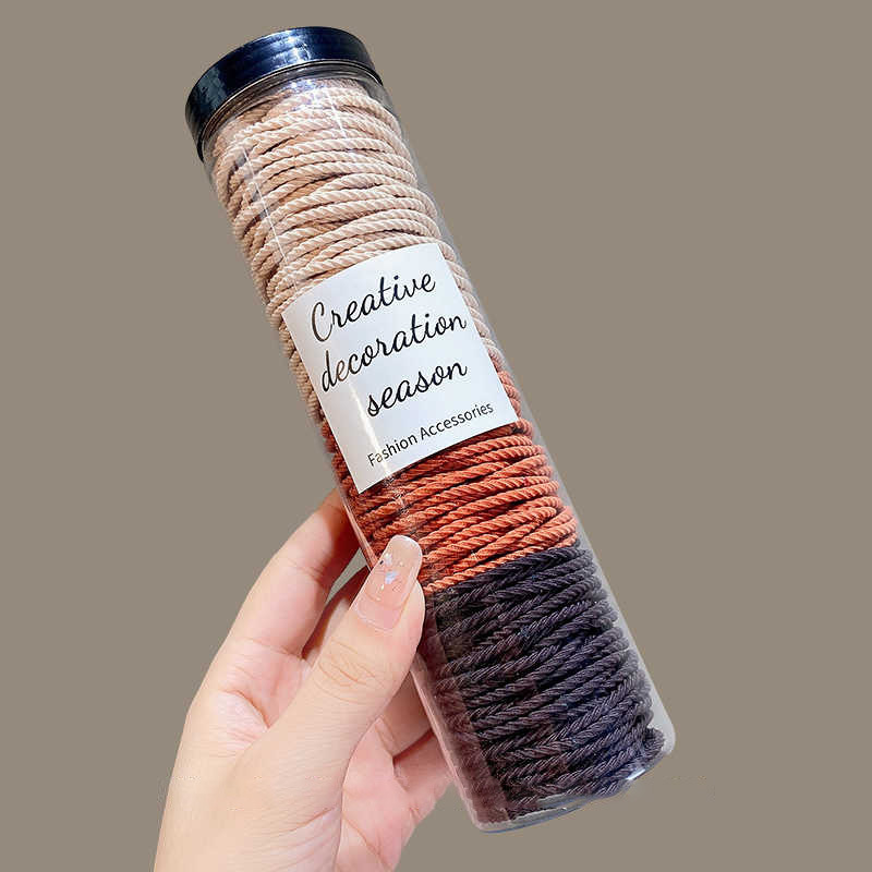 Estilo coreano de alta cuerda de Pelo elástico de las mujeres anillo de toalla simple banda de goma cuerda de pelo de cola de caballo alta anillo de pelo de bebé