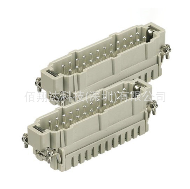 HARTING浩亭 09330242626 48针16A 公头插芯 笼式弹片接线