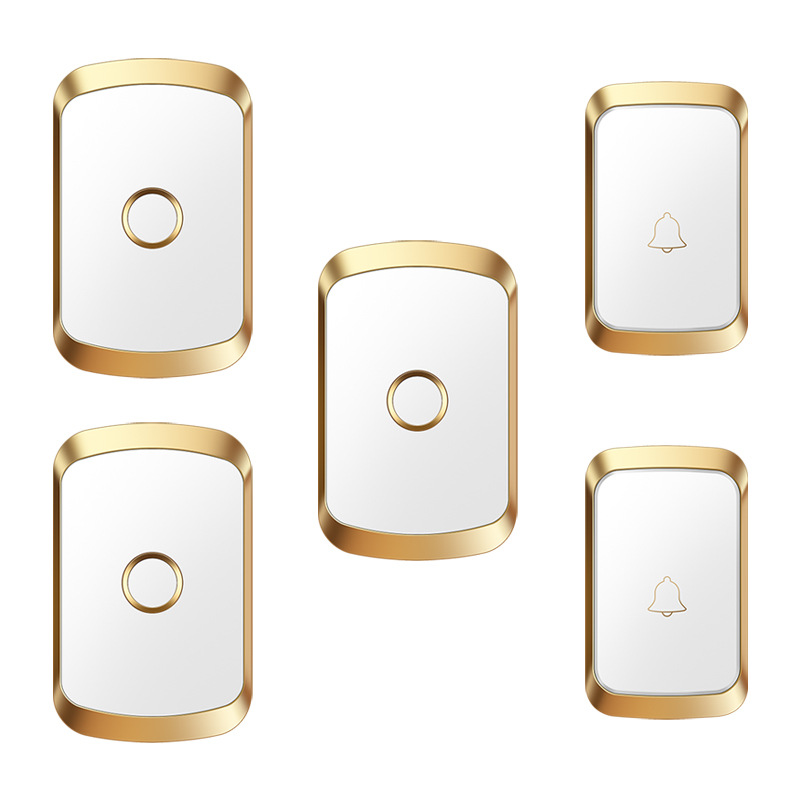 电子门铃无线家用智能超远距离遥控电池按钮二拖三老人防水呼叫器