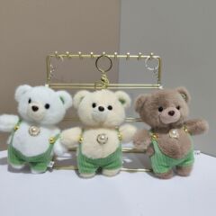 かわいい萌え真珠の熊のペンダントの大きい腹の熊のぬいぐるみのぬいぐるみ