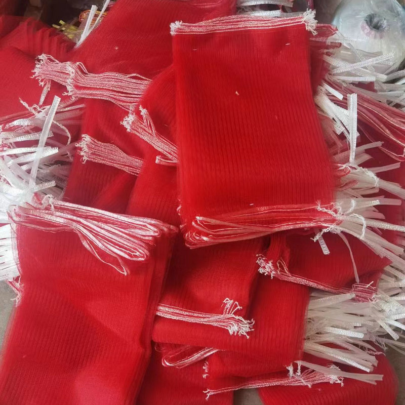 厂家批发装苹果土豆地瓜编织纱网防虫果蔬包装袋子加厚纱网袋