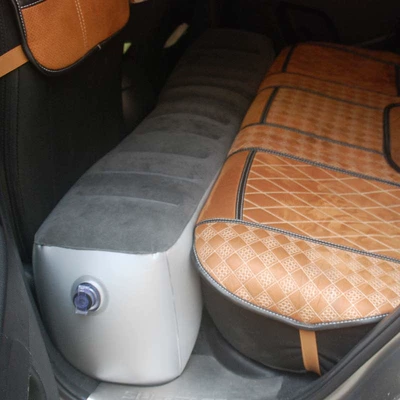 Vehicle-mounted inflatable bed car, inflatable cushion for car back