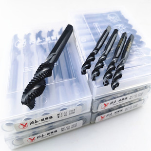 Hongtai Wilson Nitriding Black Hardening Machine Tap High Speed Steel Spiral Tip m3-m12 Genuine