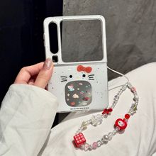 韩风滴胶闪粉KT猫手机壳适用于华为purax荣耀三星7代小米2保护套