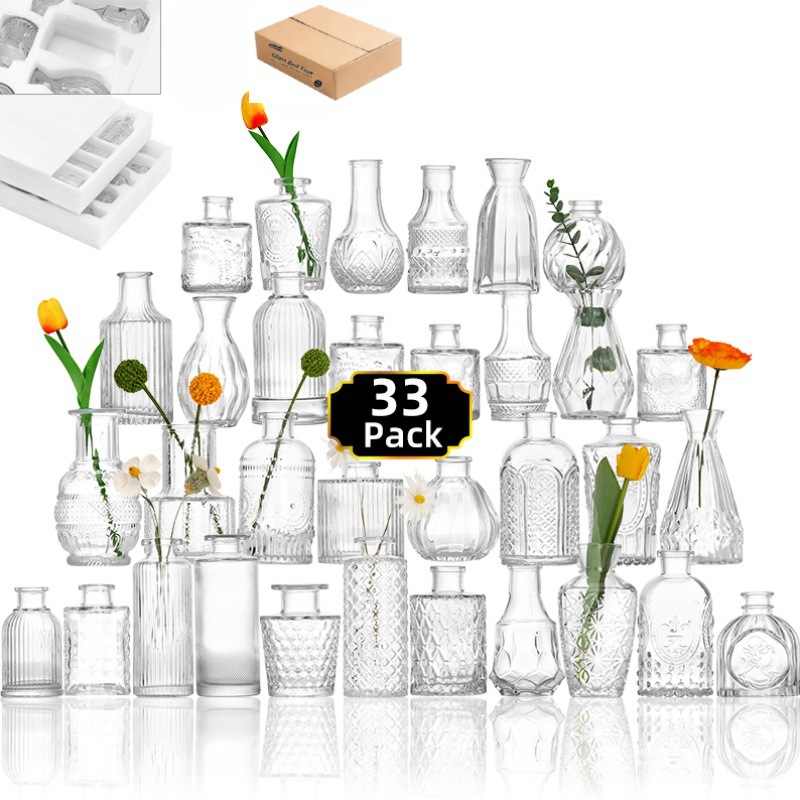 [지중해 꽃병] 30개 세트(투명)