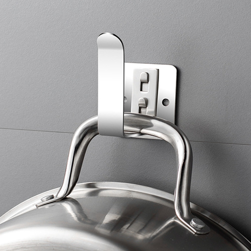 304 stainless steel pot lid rack punch-free kitchen chopping board shelf seat chopping board chopping board rack wall hanging pot lid artifact