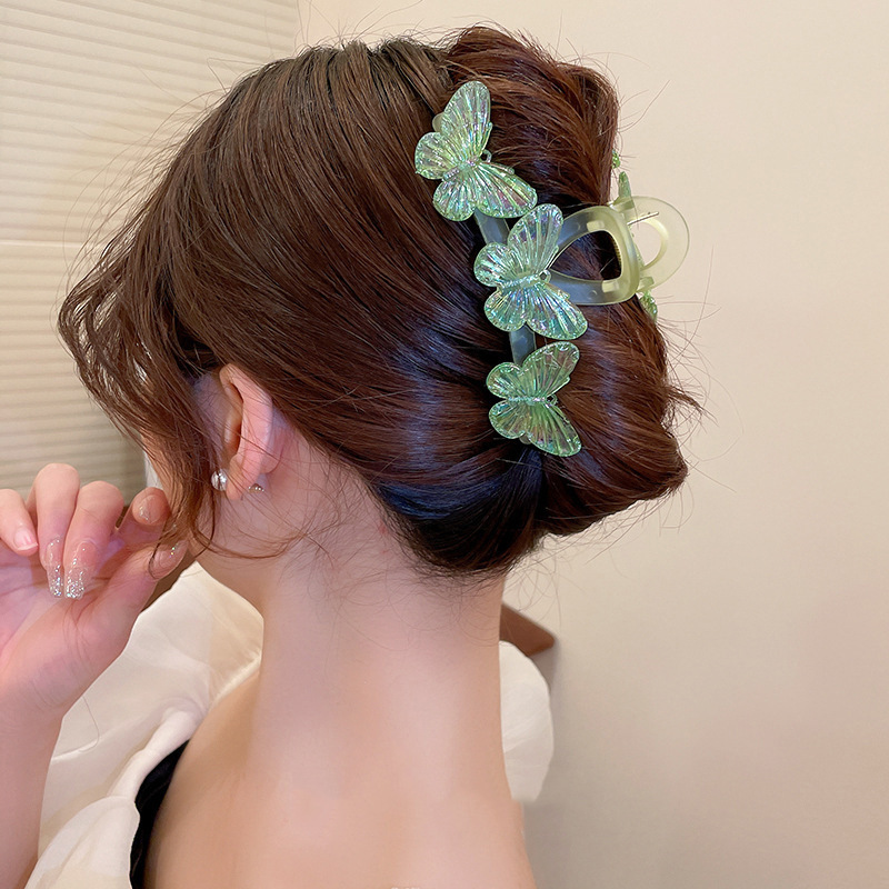 Cute Style Cute Women'S Bear Heart Shape Tulip Arylic Hair Claws