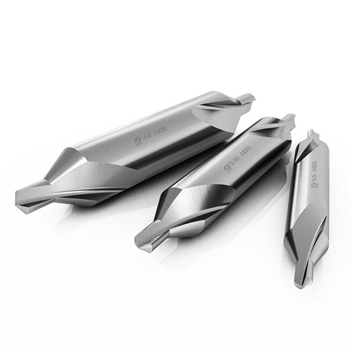 Bailey Center Drill Fully Ground Spiral Fluted Stainless Steel Center Drill A-Type Center Drill Bit