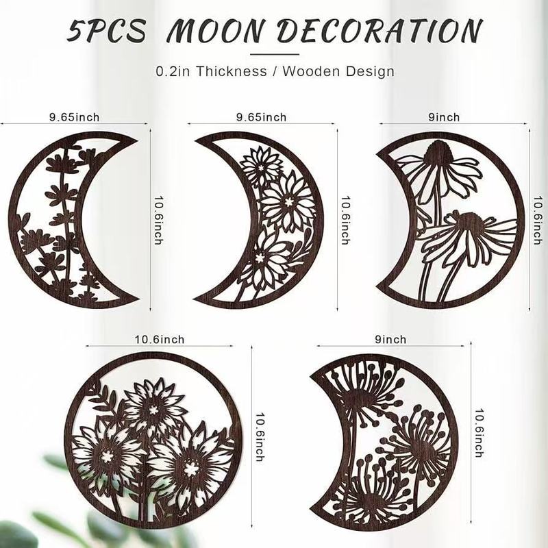 壁飾りペンダント木製工芸品ペンダント北欧風ルームペンダント|undefined
