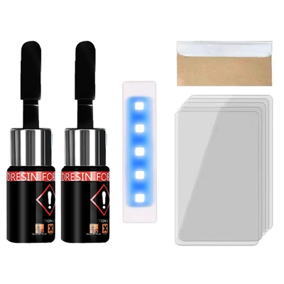 fish tank scratch crack seamless – Auto glass repair liquid - two-bottles-curing-lamp-10-20cm
