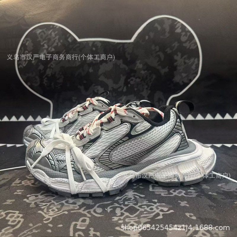 莆田純正パリ Track3XL ダッドシューズ男性と女性の靴レトロアウトドア厚底高さ増加カップルシューズランニングシューズ|undefined
